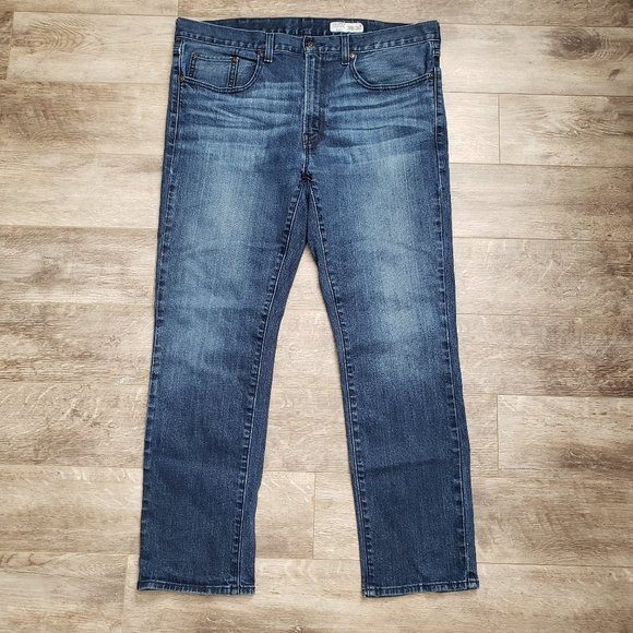 Cremieux Premium Denim Faded Front Slim Jeans 38W 30L - Picture 1 of 8